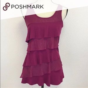 Studio Y Cranberry Top